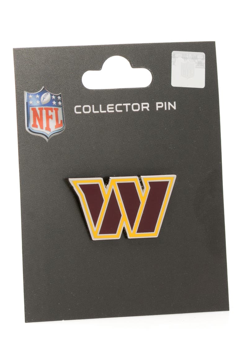 Washington Commanders Lapel Pin, Alternate, color, RED