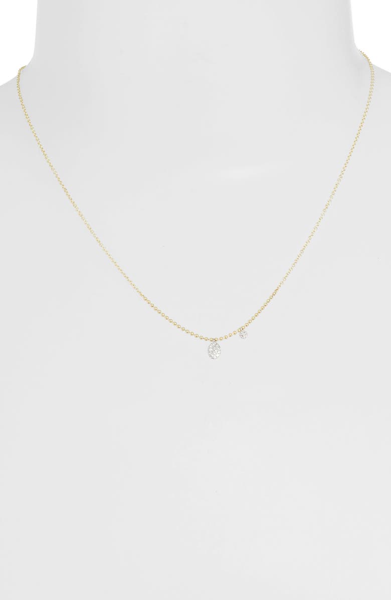Meira T Pavé Diamond Pendant Necklace, Alternate, color, 