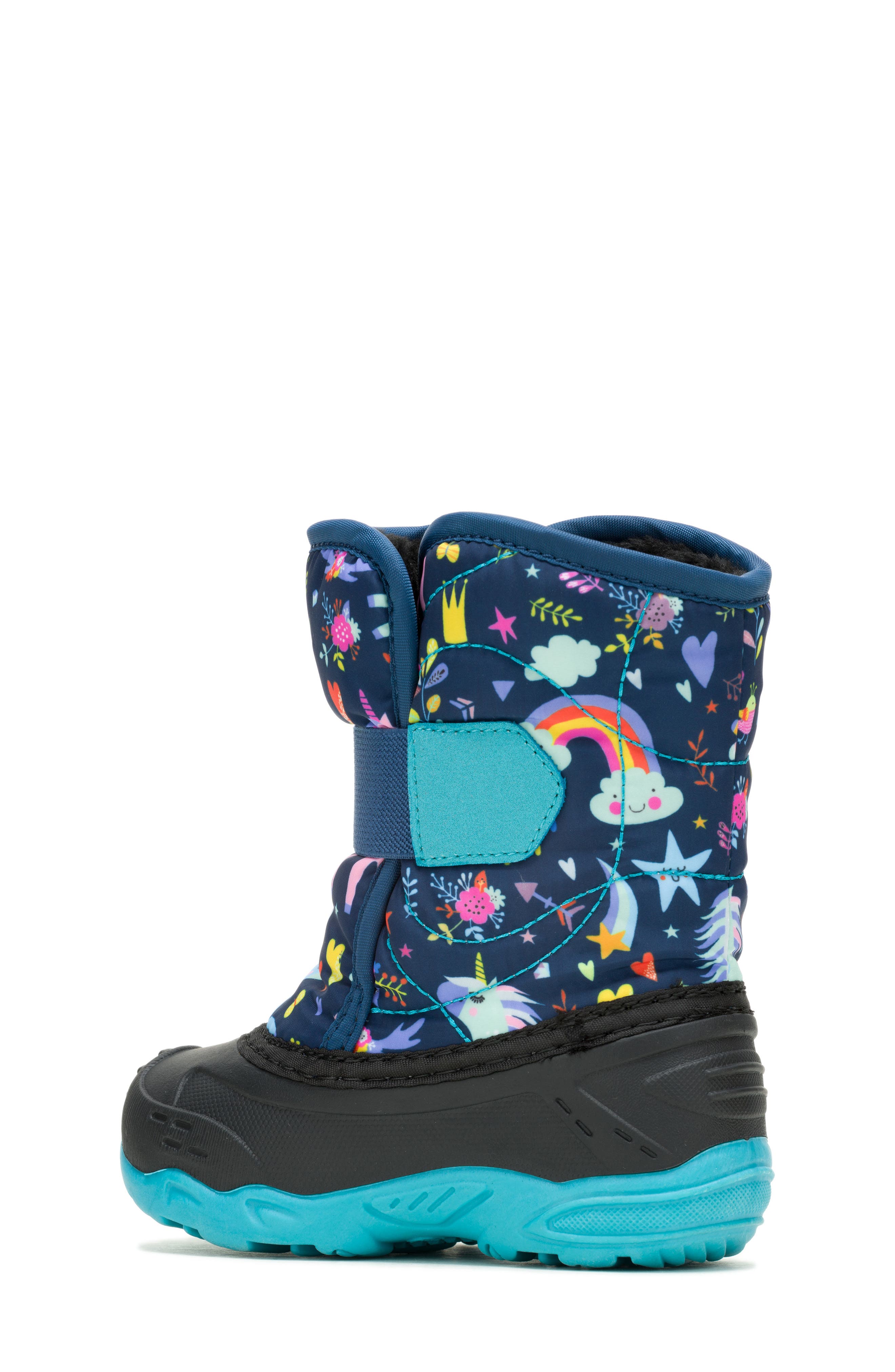 Kamik Kids' Snowbug 5 Waterproof Faux Fur Lined Boot, Alternate, color, Light Navy