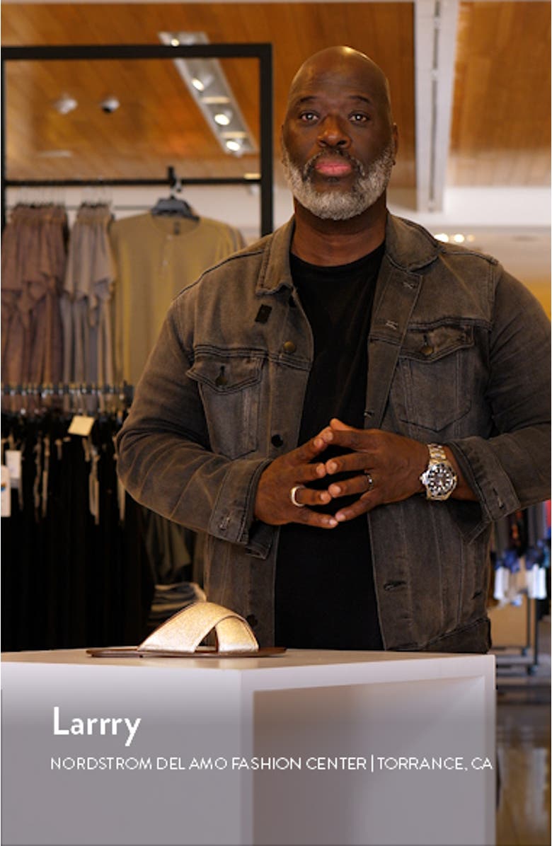 Britt Water Repellent Slide Sandal, sales video thumbnail