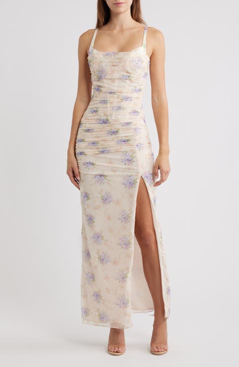 Lini Corset Mesh Gown