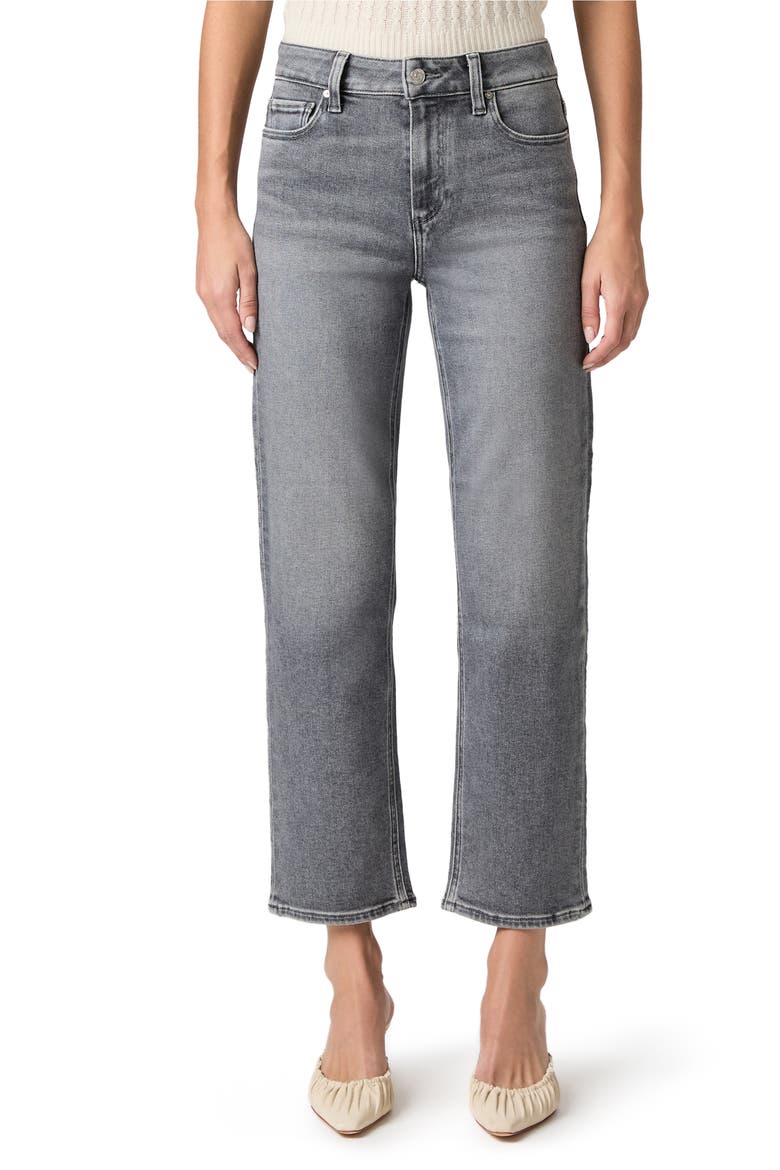 Mason Mid Rise Ankle Straight Leg Jeans, Main, color, SMOKEY GREY