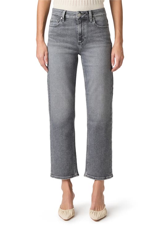Mason Mid Rise Ankle Straight Leg Jeans (Smokey Grey)