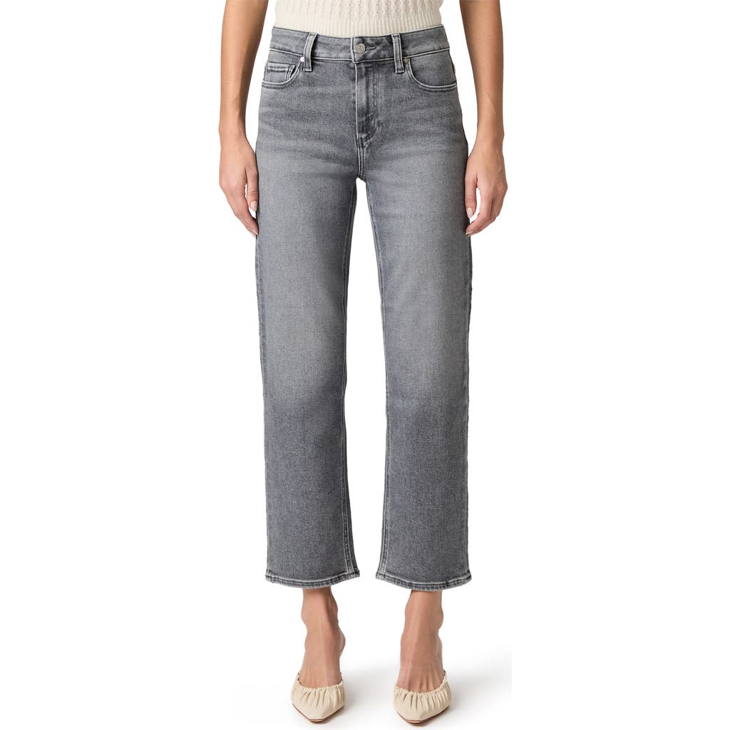 Paige Mason Mid Rise Ankle Straight Leg Jeans In Multi