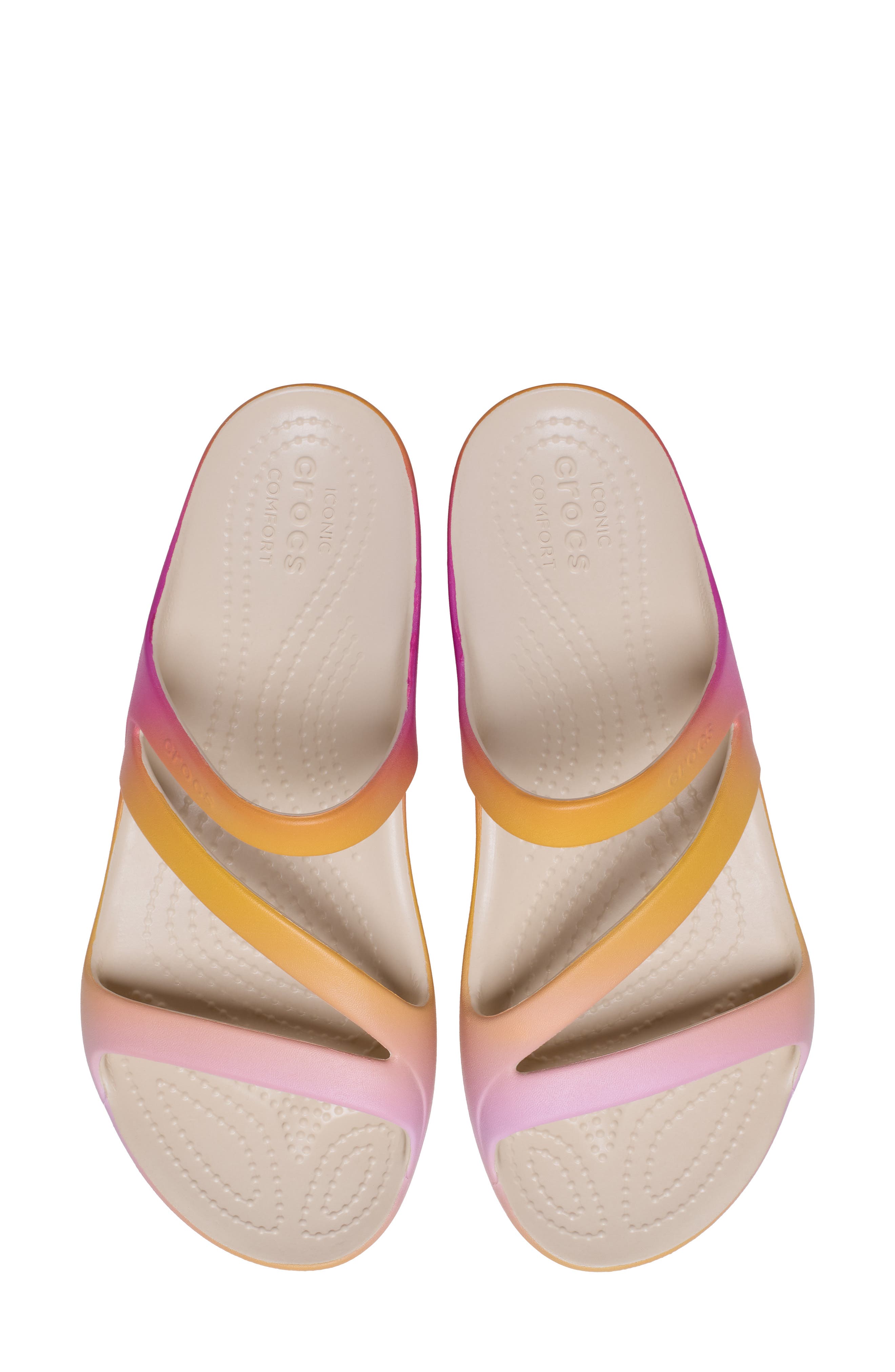 CROCS Kadee II Slide Sandal, Alternate, color, Winter White