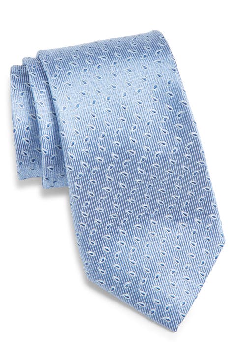 Neat Paisley Silk Tie