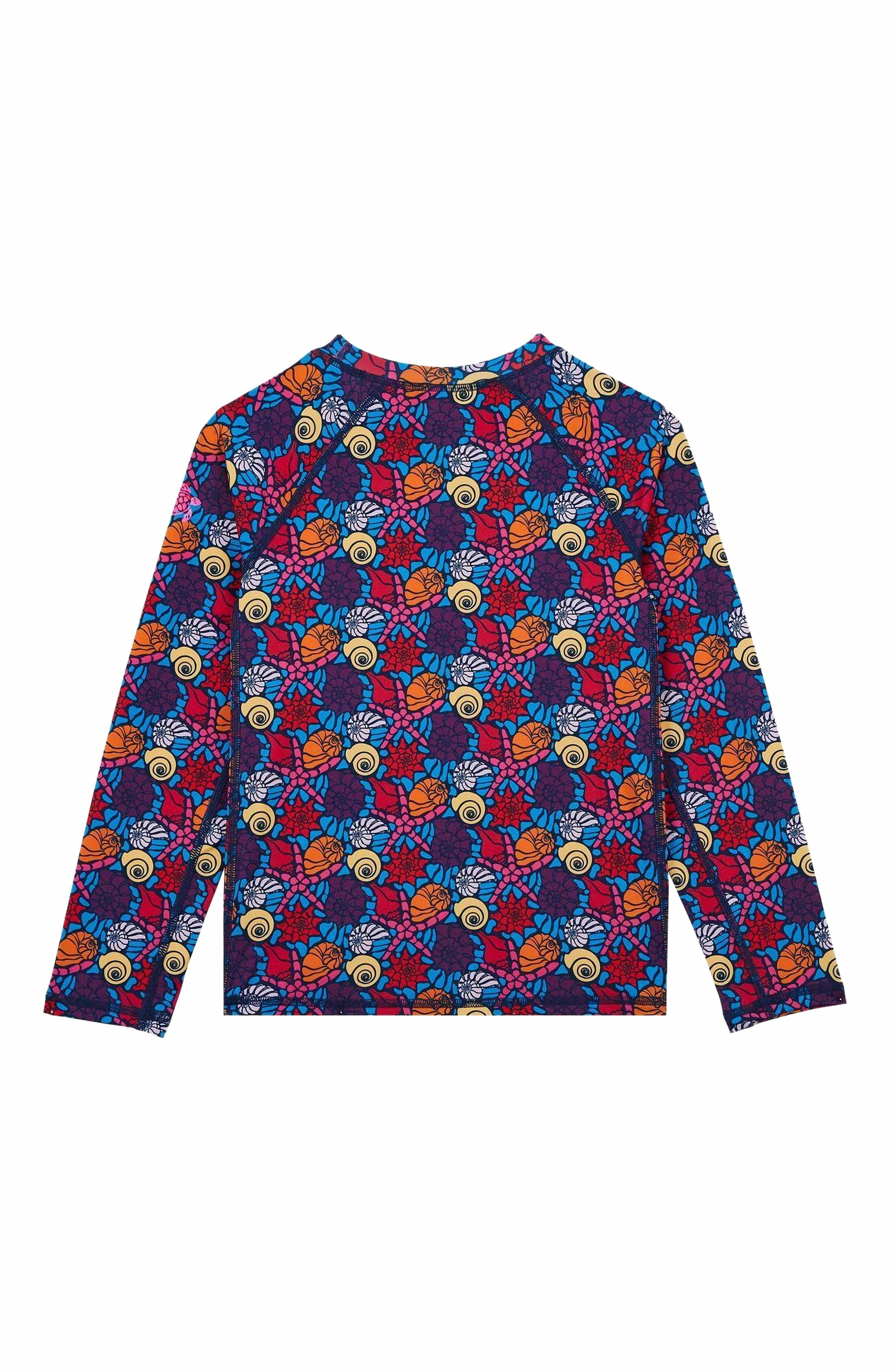 Vilebrequin Kids' Noumea Sea Shells UV Protection Rashguard | Nordstrom