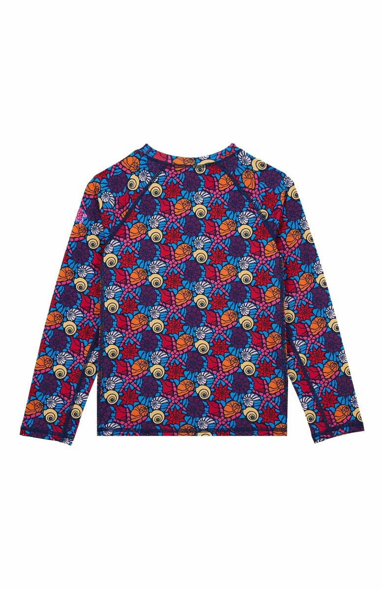 Vilebrequin Kids' Noumea Sea Shells UV Protection Rashguard, Alternate, color,