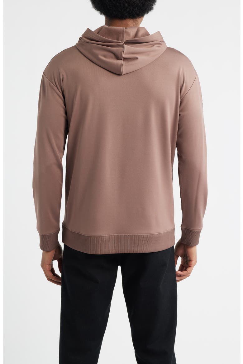Tempo Good Energy Comfort Fleece Hoodie, Alternate, color, HOLY BROWN
