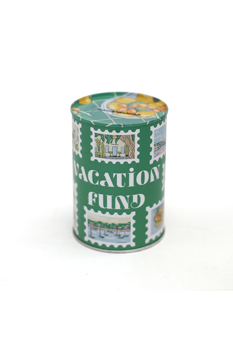 Witty Tin Coin Banks, Main, color, Vacation Fund