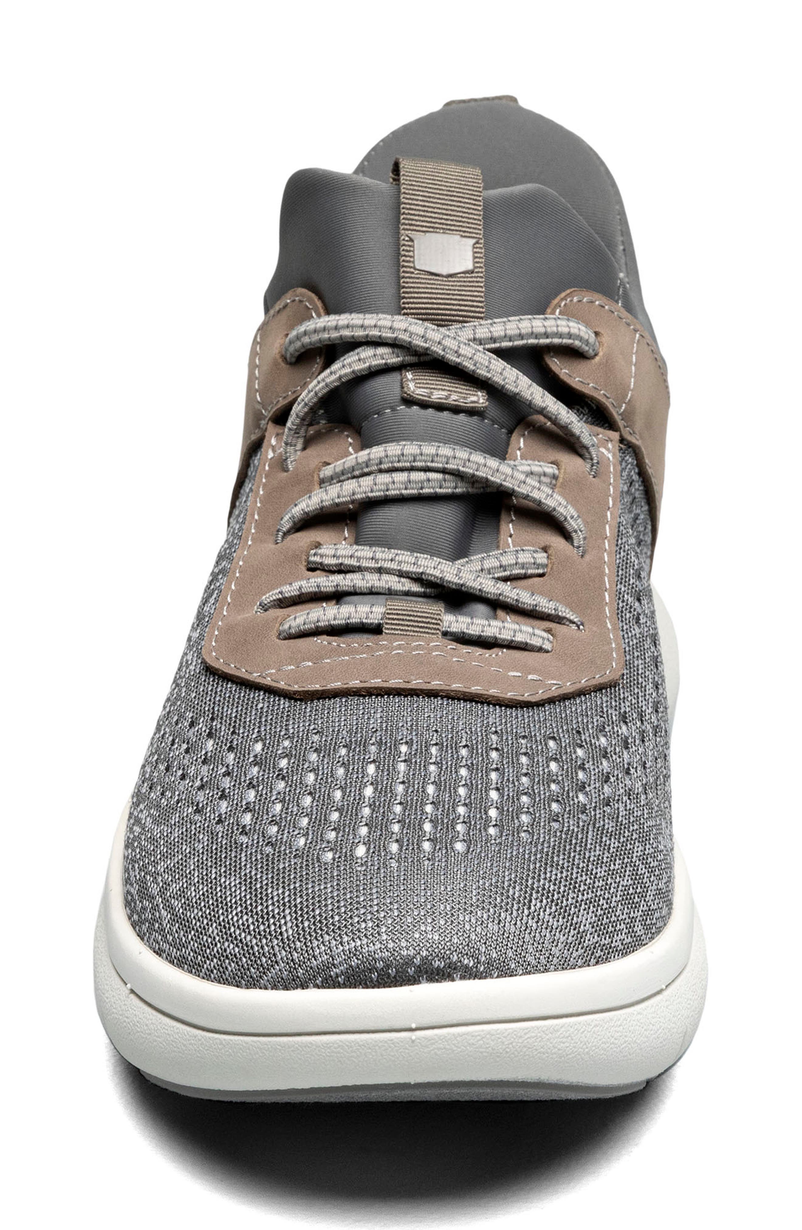 Florsheim Fleet Knit Elastic Sneaker, Alternate, color, Gray