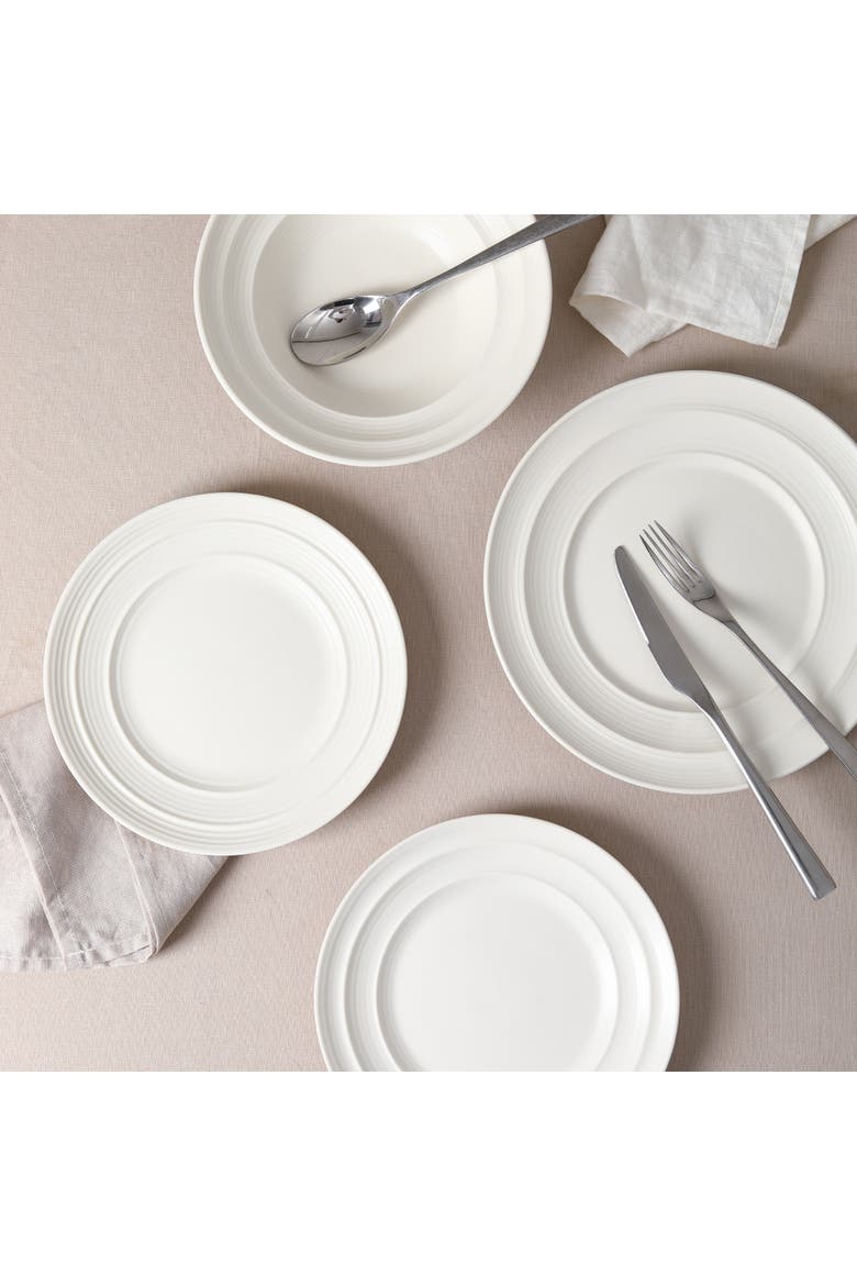 Celeste Stoneware 24-Piece Dinnerware Set, Alternate, color, Beige