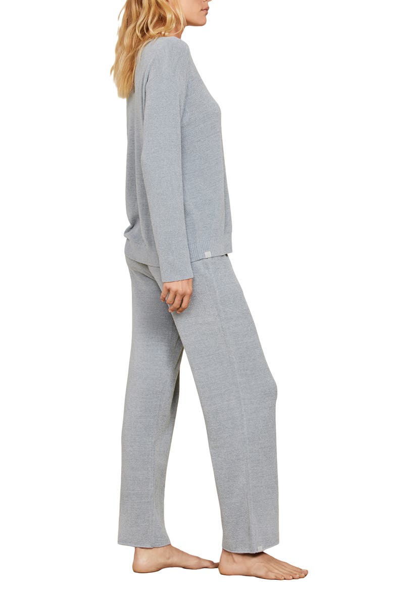 CozyChic® Ultra Lite® Knit Pajamas, Alternate, color, MOONBEAM
