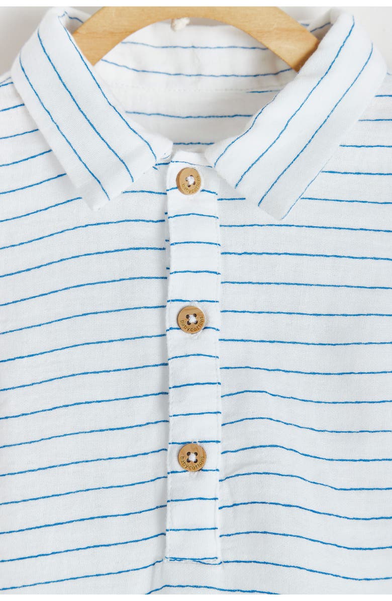 Babycottons Premium Cotton Manu Body Blouse for Infant, Alternate, color, White