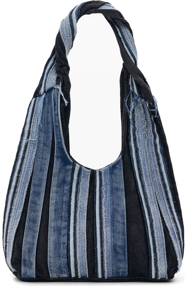 Desigual Denim Tote, Alternate, color, Dark Blue