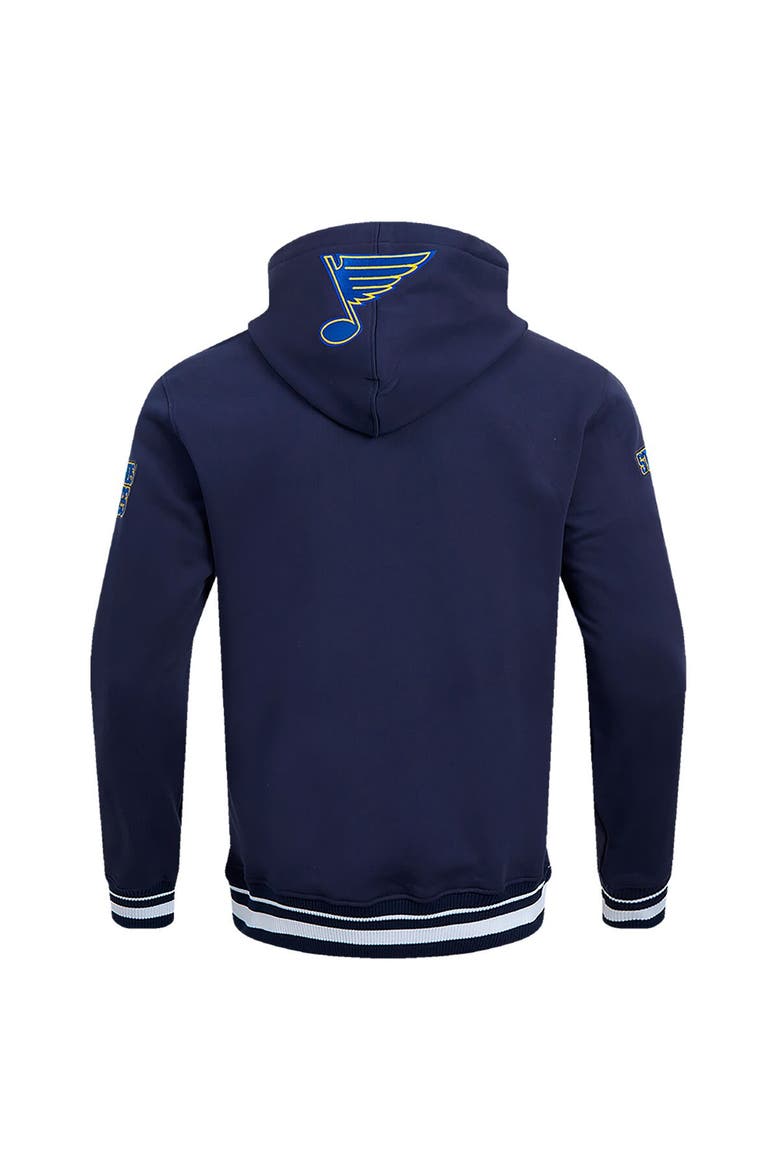 Men's Pro Standard Navy St. Louis Blues Retro Classic Fleece Pullover Hoodie, Alternate, color, Navy