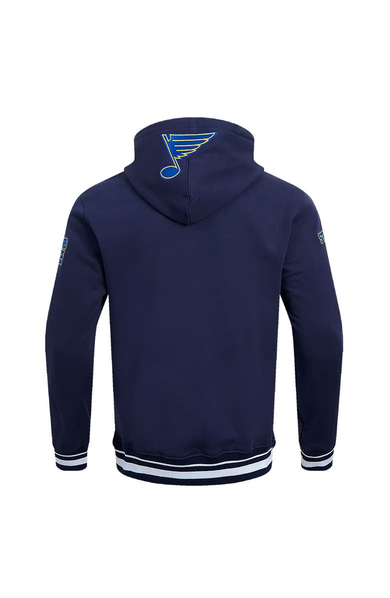 PRO STANDARD Men's Pro Standard Navy St. Louis Blues Retro Classic Fleece Pullover Hoodie, Alternate, color, Navy