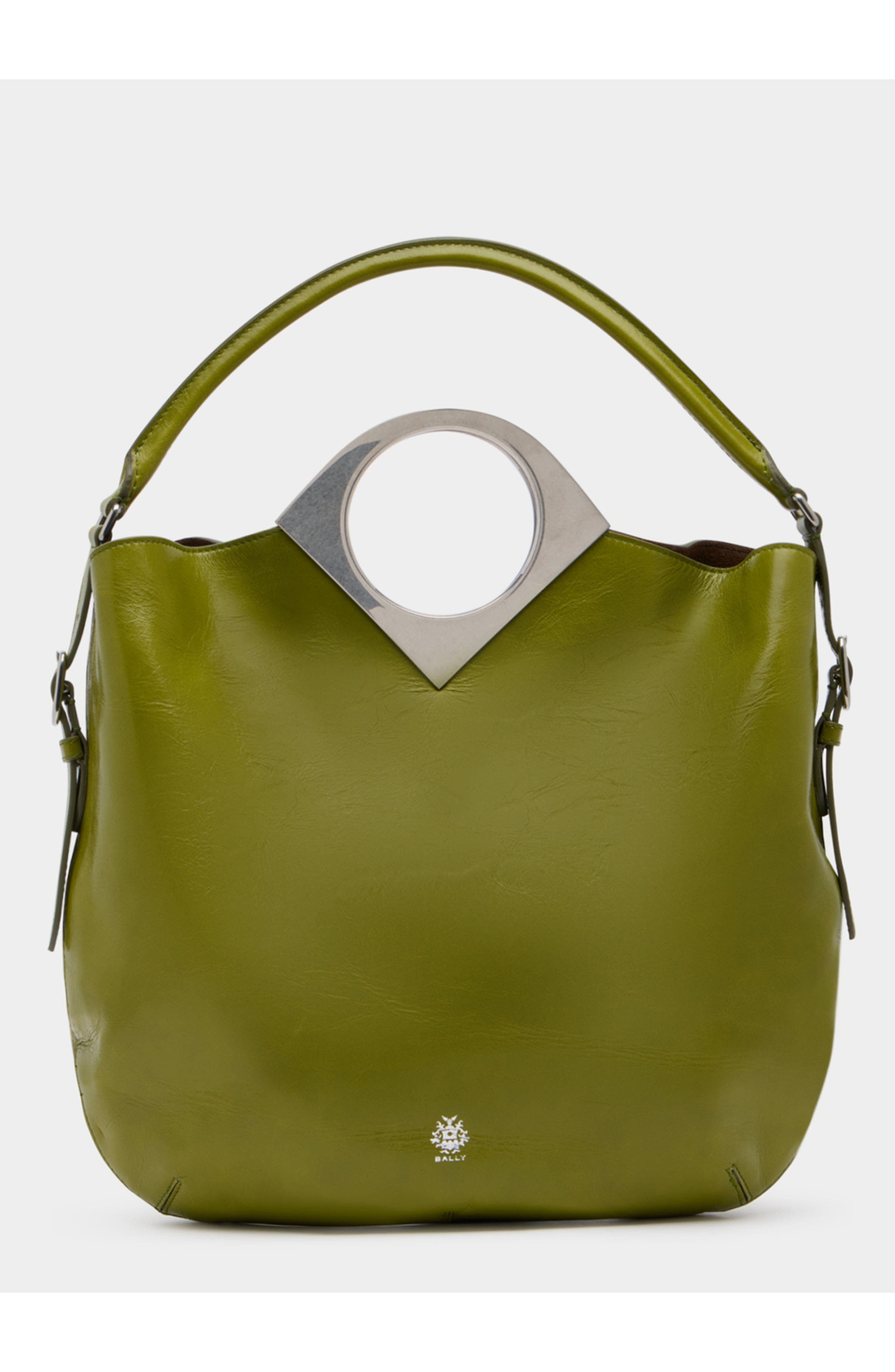 Bally Anni Shoulder Bag, Main, color, Green