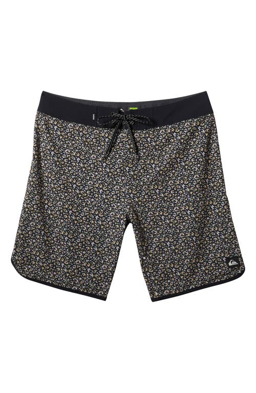 Quiksilver Highline Scallop Swim Trunks In Tarmac Apero Class