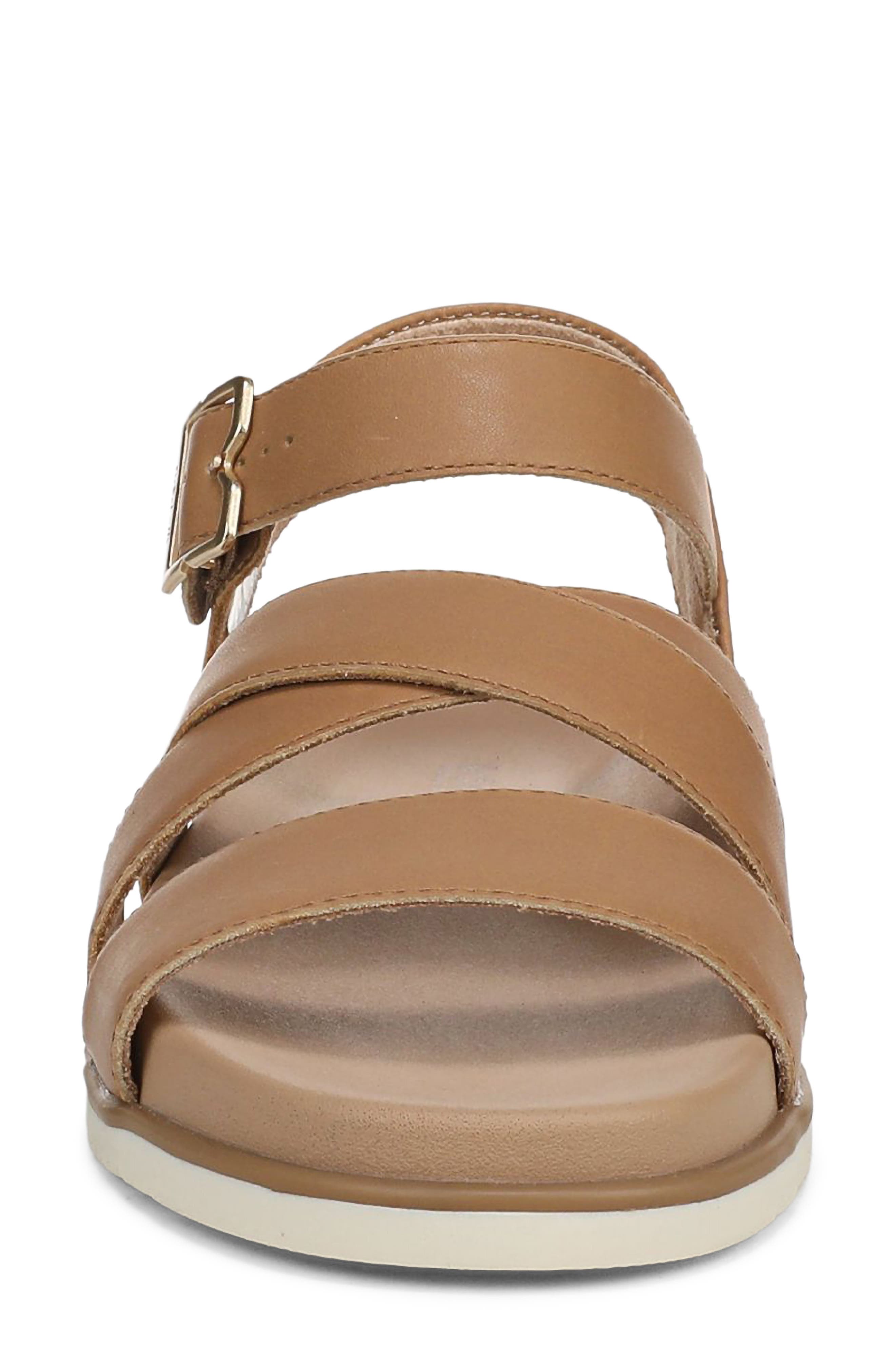Free Life Quarter Strap Sandal, Alternate, color, SADDLE/ TAN