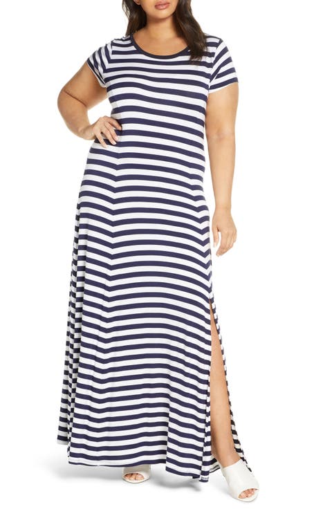 Stripe Maxi Dress