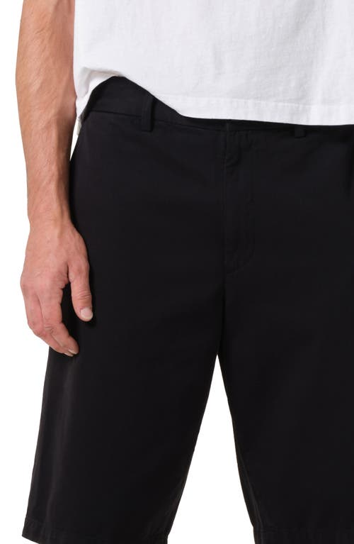 Agolde Cosmo Long 12.5 Chino Shorts In Black