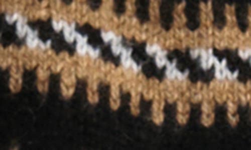 Khaite Guy Fair Isle Cashmere Sweater In Black