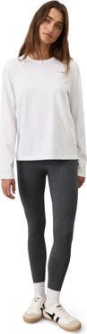Pact Organic Cotton Soft-Slub Essential Crewneck Long Sleeve Tee