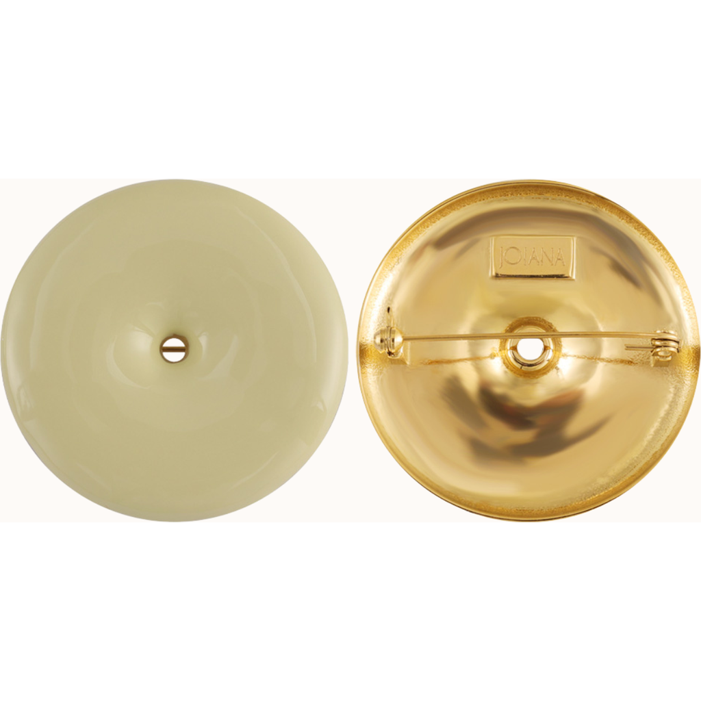 Joiana Jewelry Donut Brooch In Gold