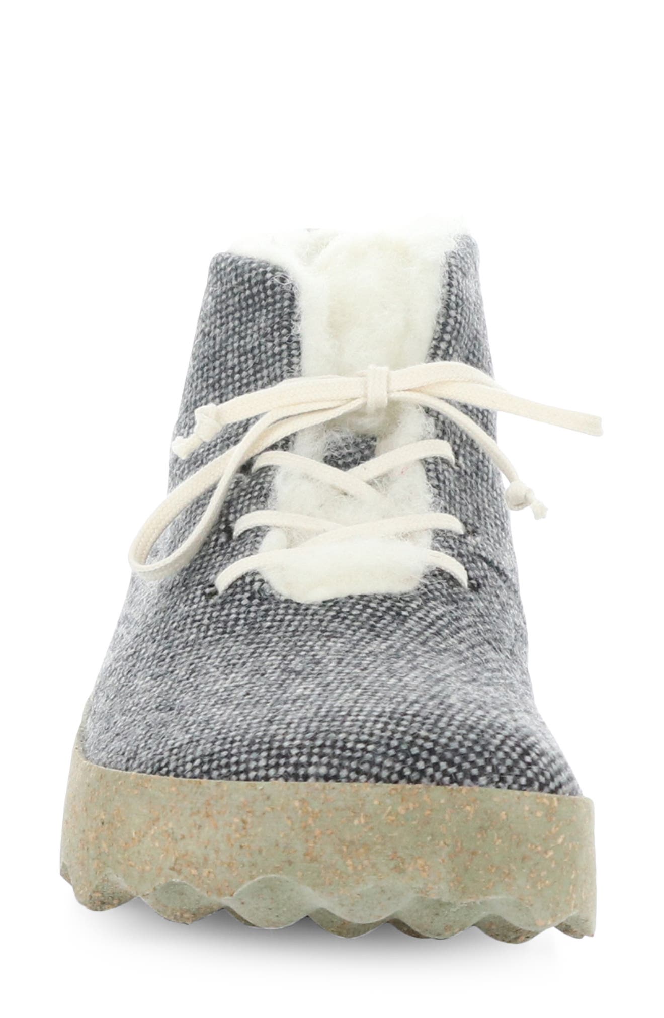 Asportuguesas by Fly London Cake Wool Blend Lace-Up Bootie, Alternate, color, 