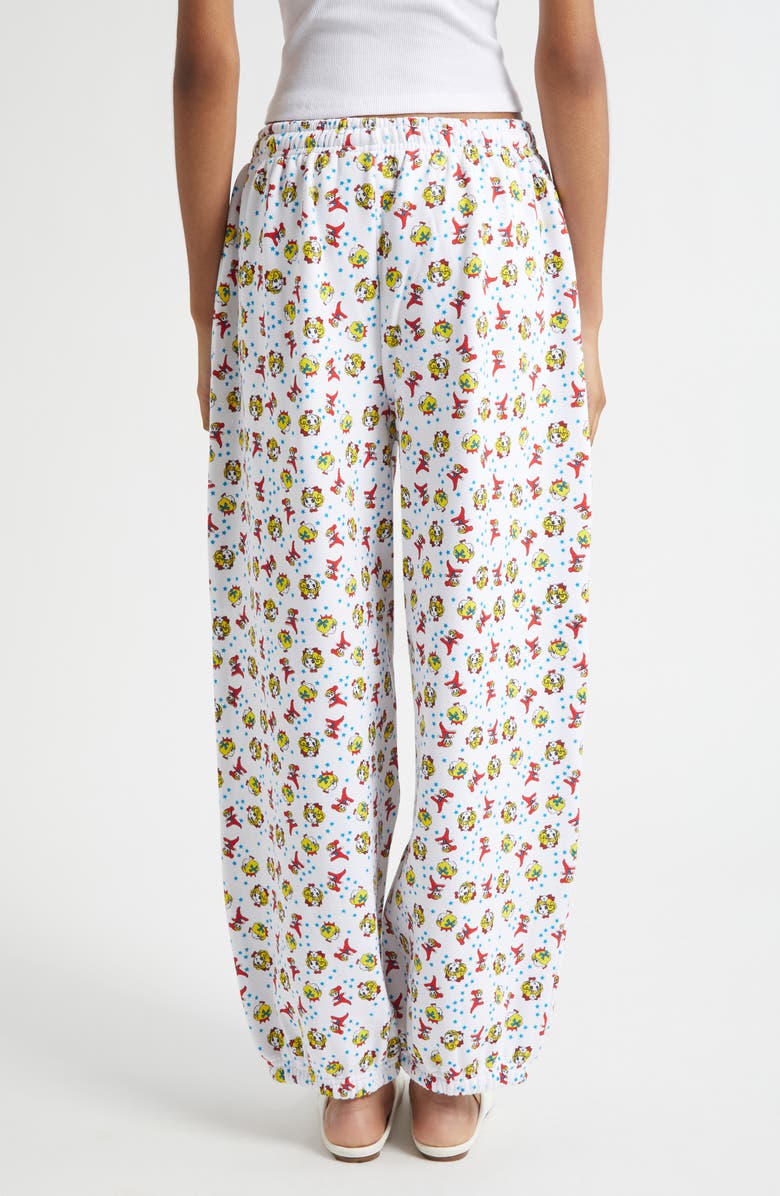 Ashley Williams Girl Baby Print Joggers, Alternate, color, White