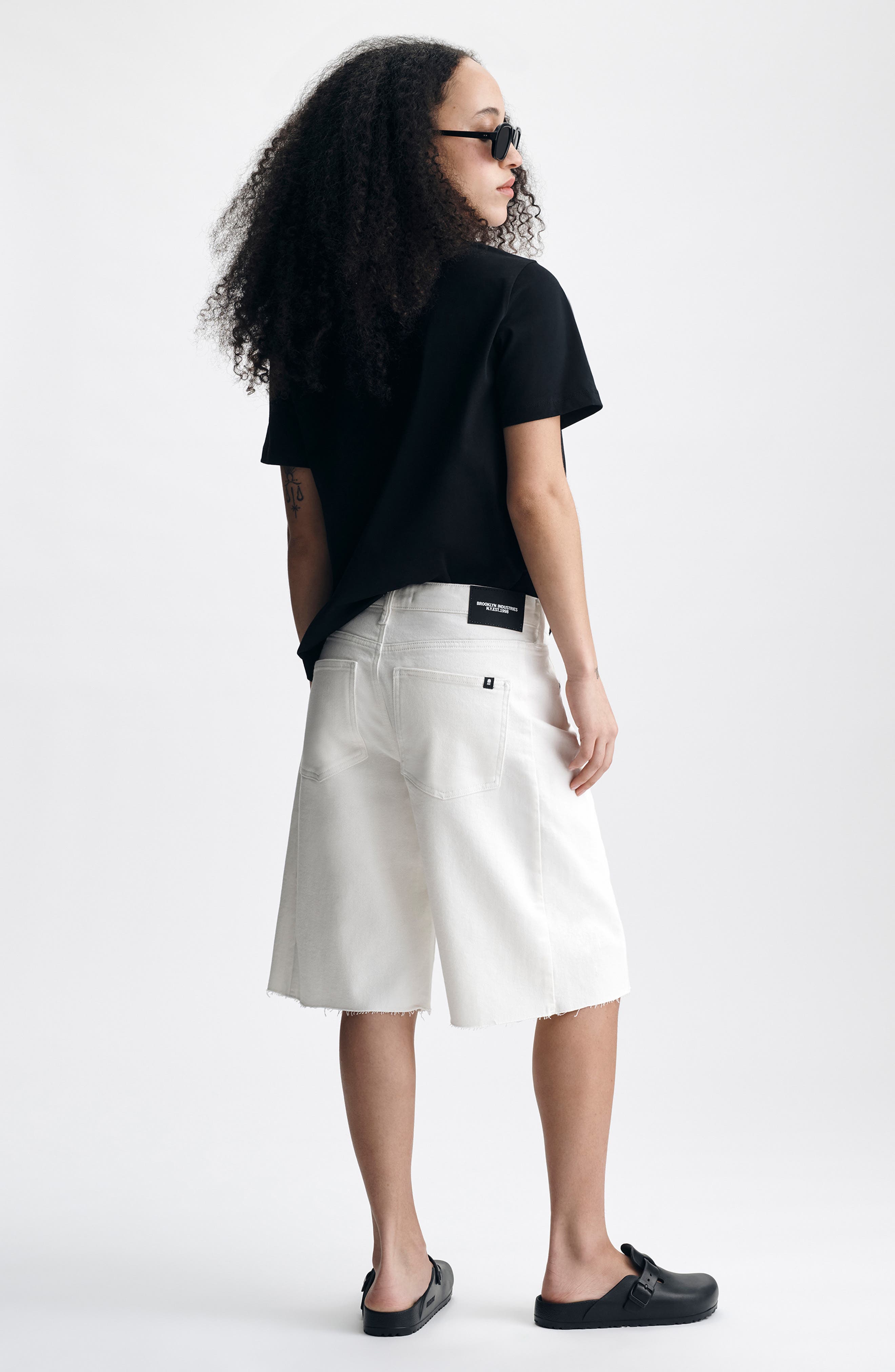Brooklyn Industries Denim Barrel Shorts (Women) | Nordstrom
