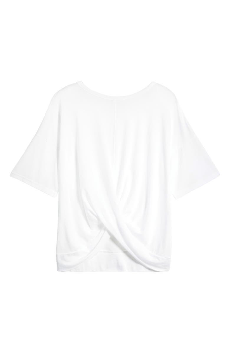 Zella Twist Front T-Shirt, Alternate, color,