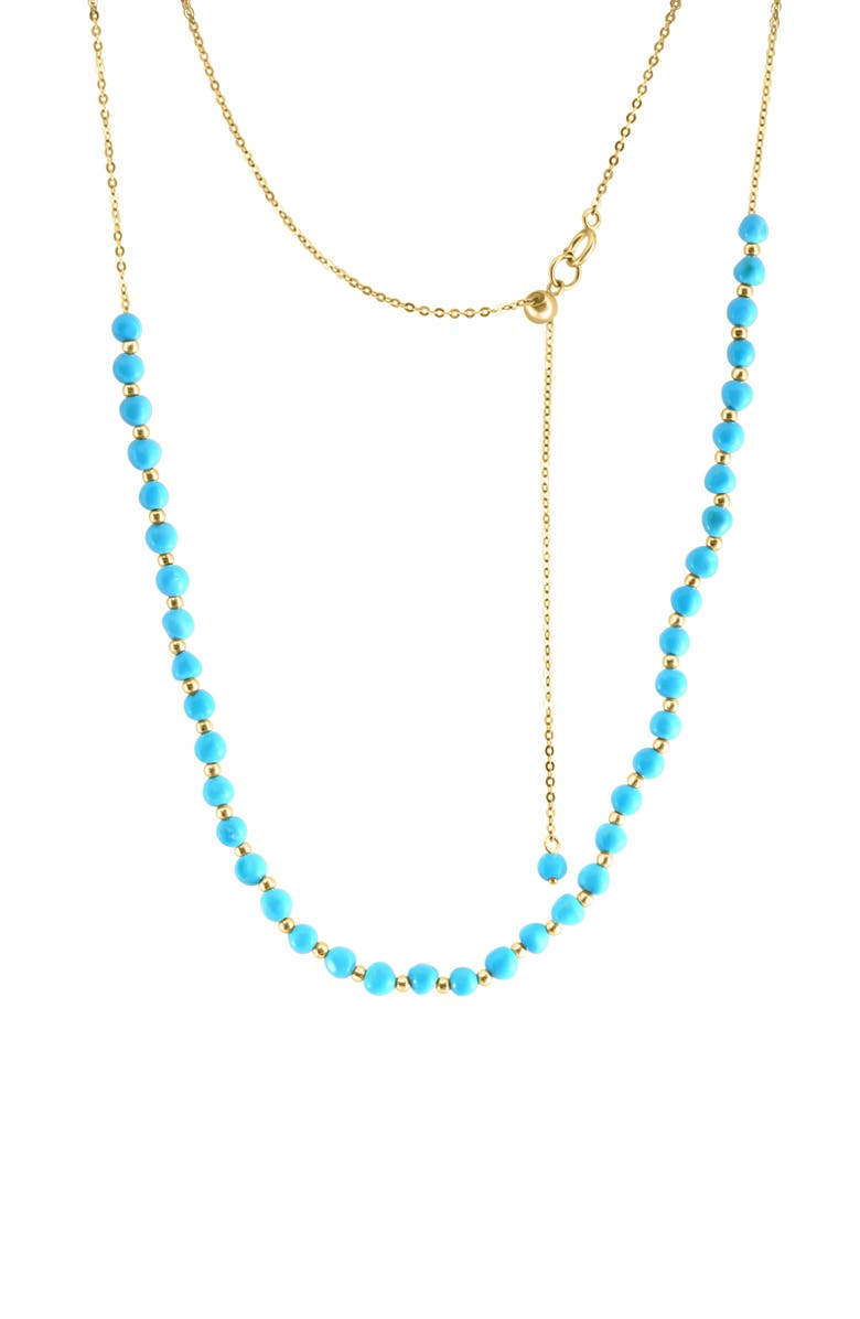 EFFY Turquoise Chain Necklace, Main, color, 