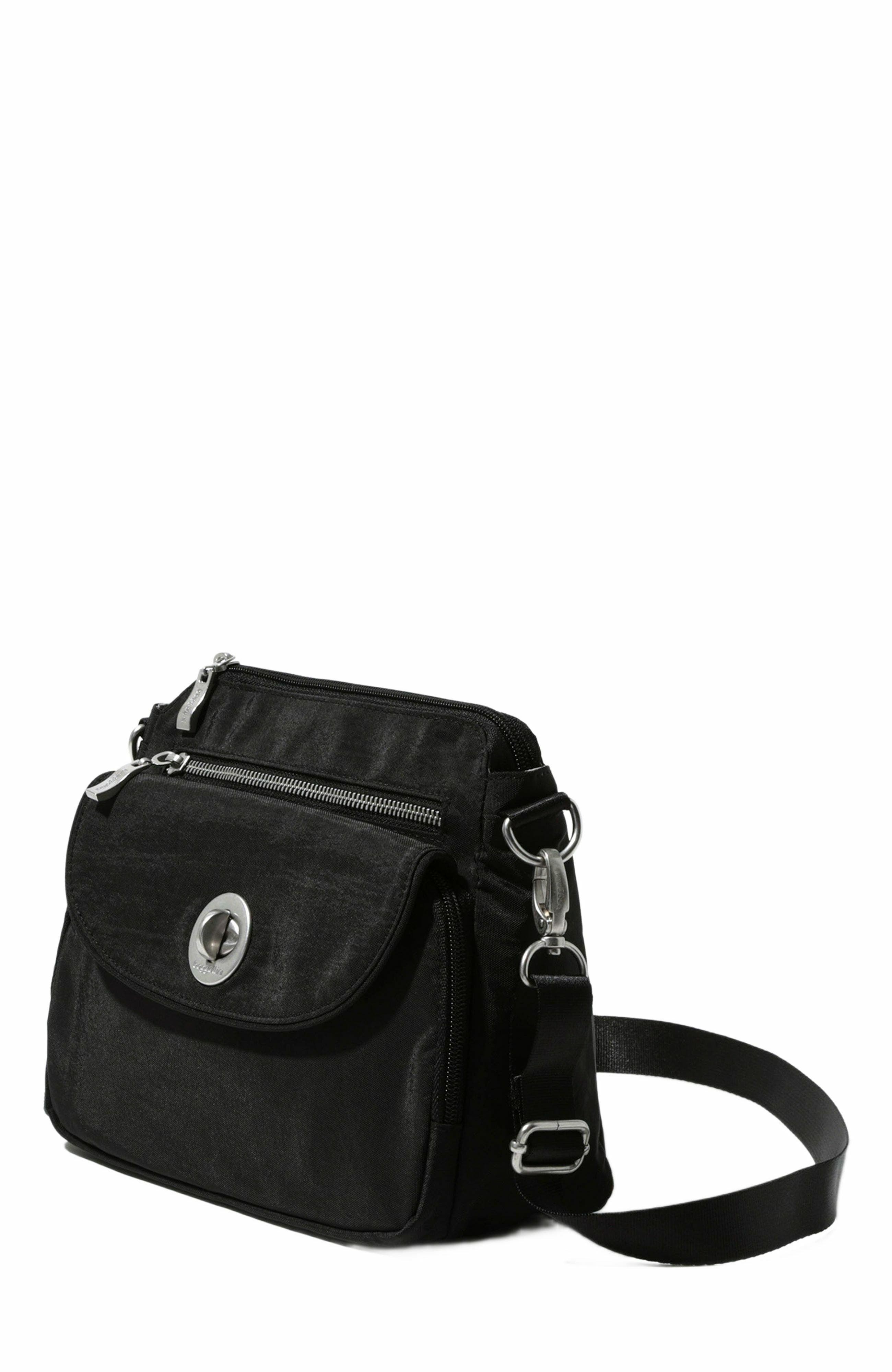 BAGGALLINI Calais Crossbody Bag, Alternate, color, Black