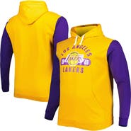FANATICS Men's Fanatics Branded Gold/Purple Los Angeles Lakers Big & Tall Bold Attack Pullover Hoodie