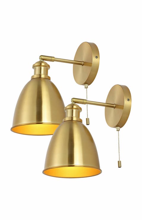 Hudson 1-Light Farmhouse Bohemian Iron LED Sconce