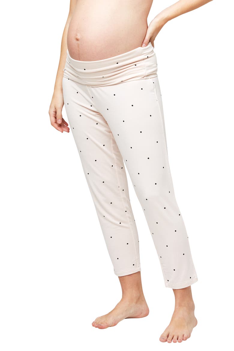 Max Maternity Lounge Pants, Alternate, color, DOTS