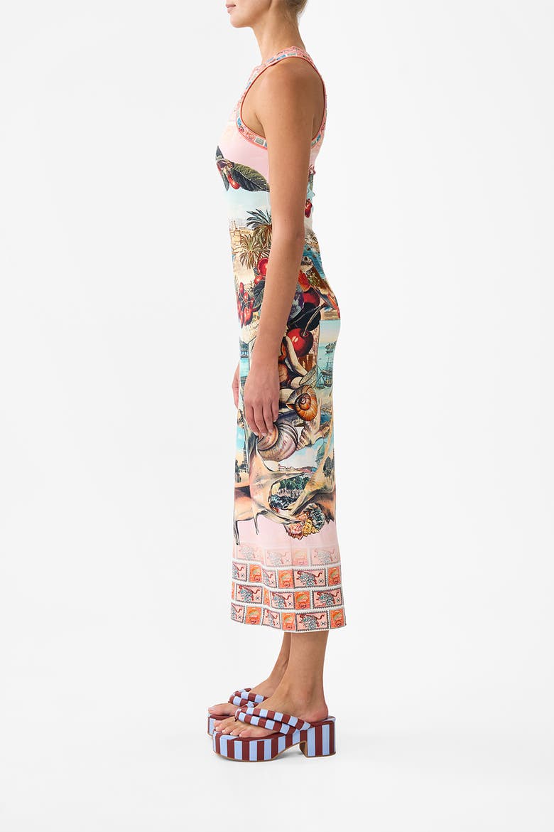Jersey Tank Dress Notes From The Road, Alternate, color, Notes From The Road