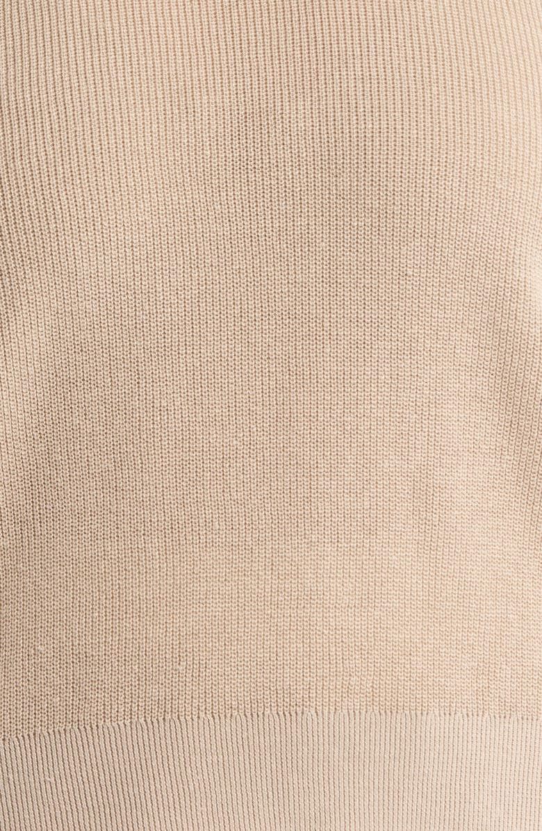 Eileen Fisher Organic Linen & Cotton Blend Crewneck Sweater, Alternate, color, Undyed Natural