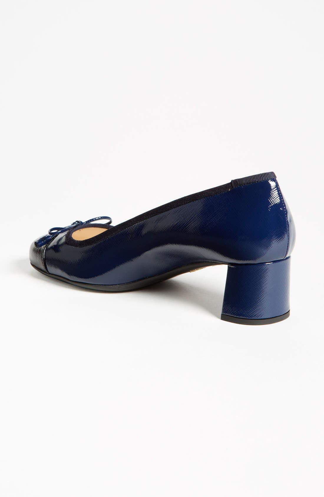 Cap Toe Pump, Alternate, color, BLUE