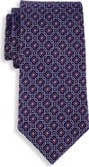 Oak Hill Premium by DXL Big & Tall Geometric Link Silk Tie