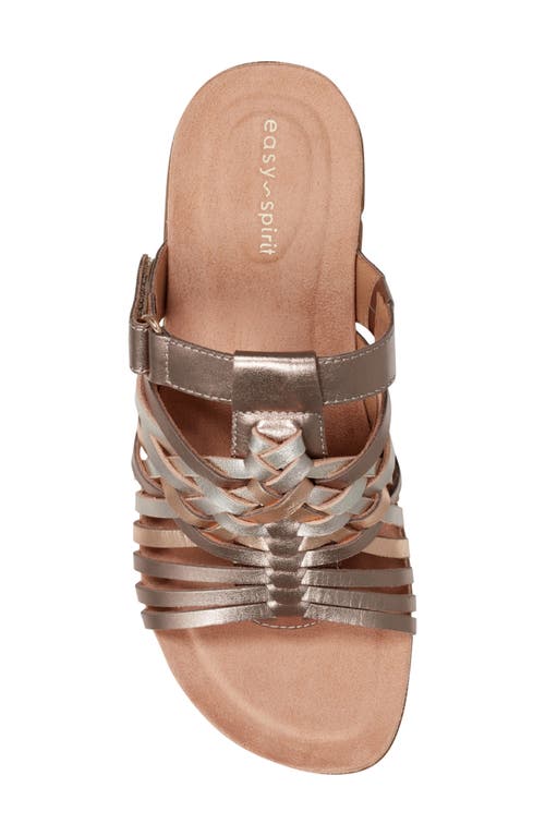 Easy Spirit Mindi Slide Sandal In Pewter