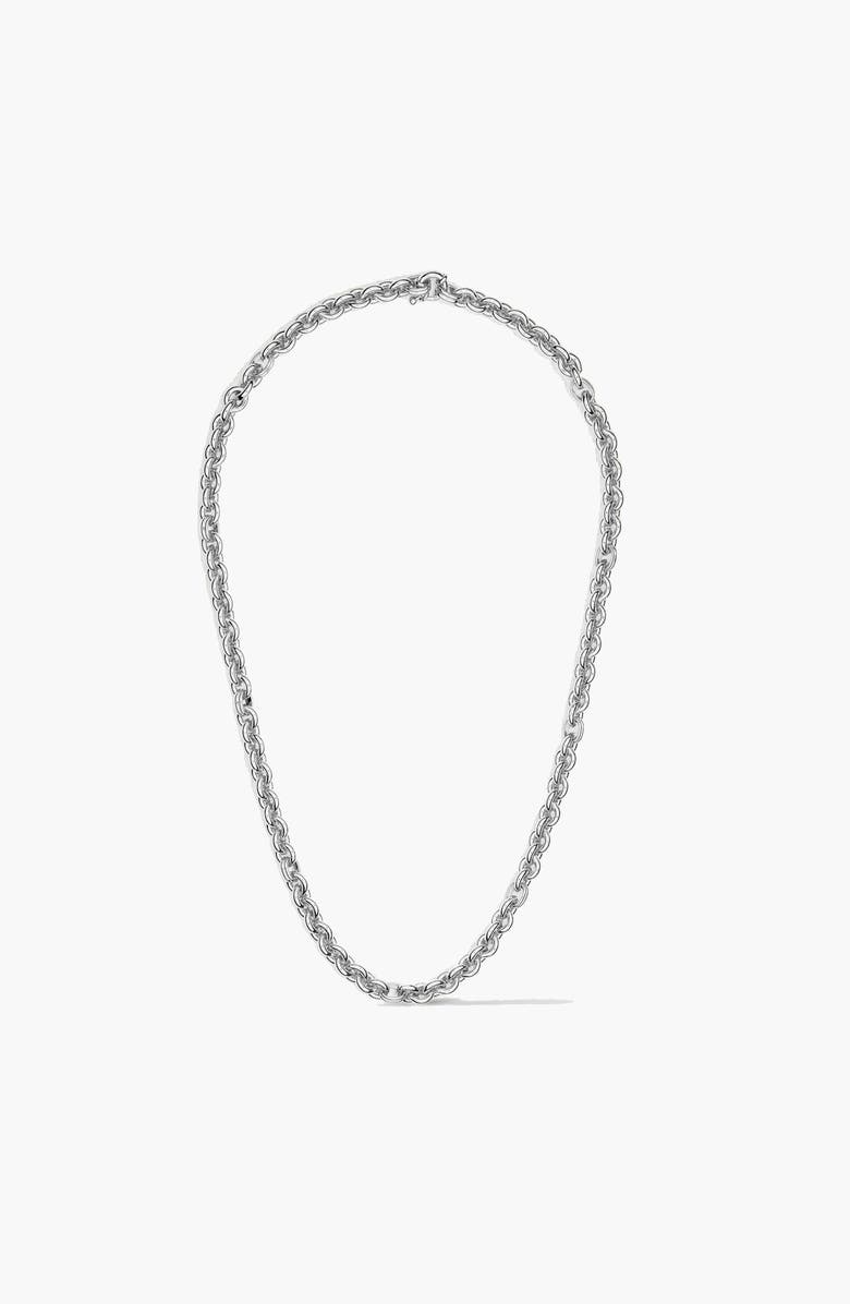 YOJ Oto Chain Necklace in Silver, Main, color, Silver