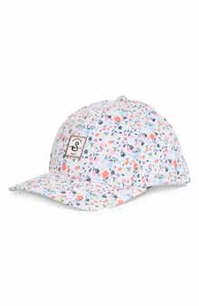 Swannies Lennon Floral Water Repellent Stretch Baseball Cap