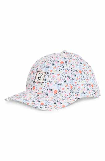 Swannies Lennon Floral Water Repellent Stretch Baseball Cap