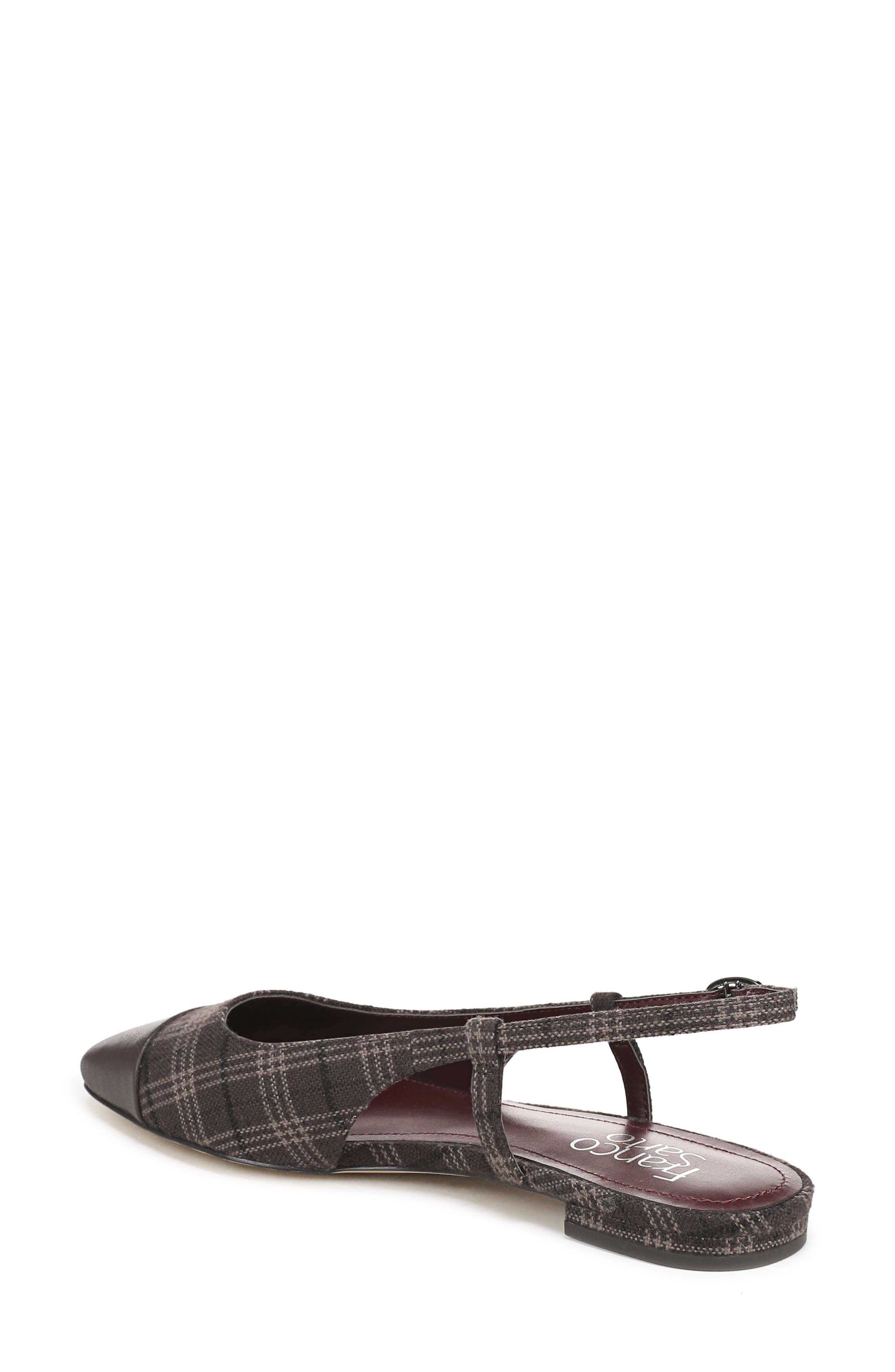 Virai Slingback Flat, Alternate, color, BROWN