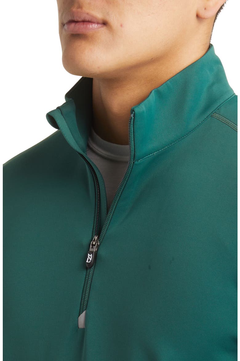 Traverse Stretch Quarter Zip Pullover, Alternate, color, HUNTER
