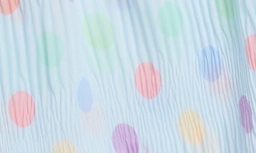 Doe A Dear Kids' Print Pleated Chiffon Pants In Blue