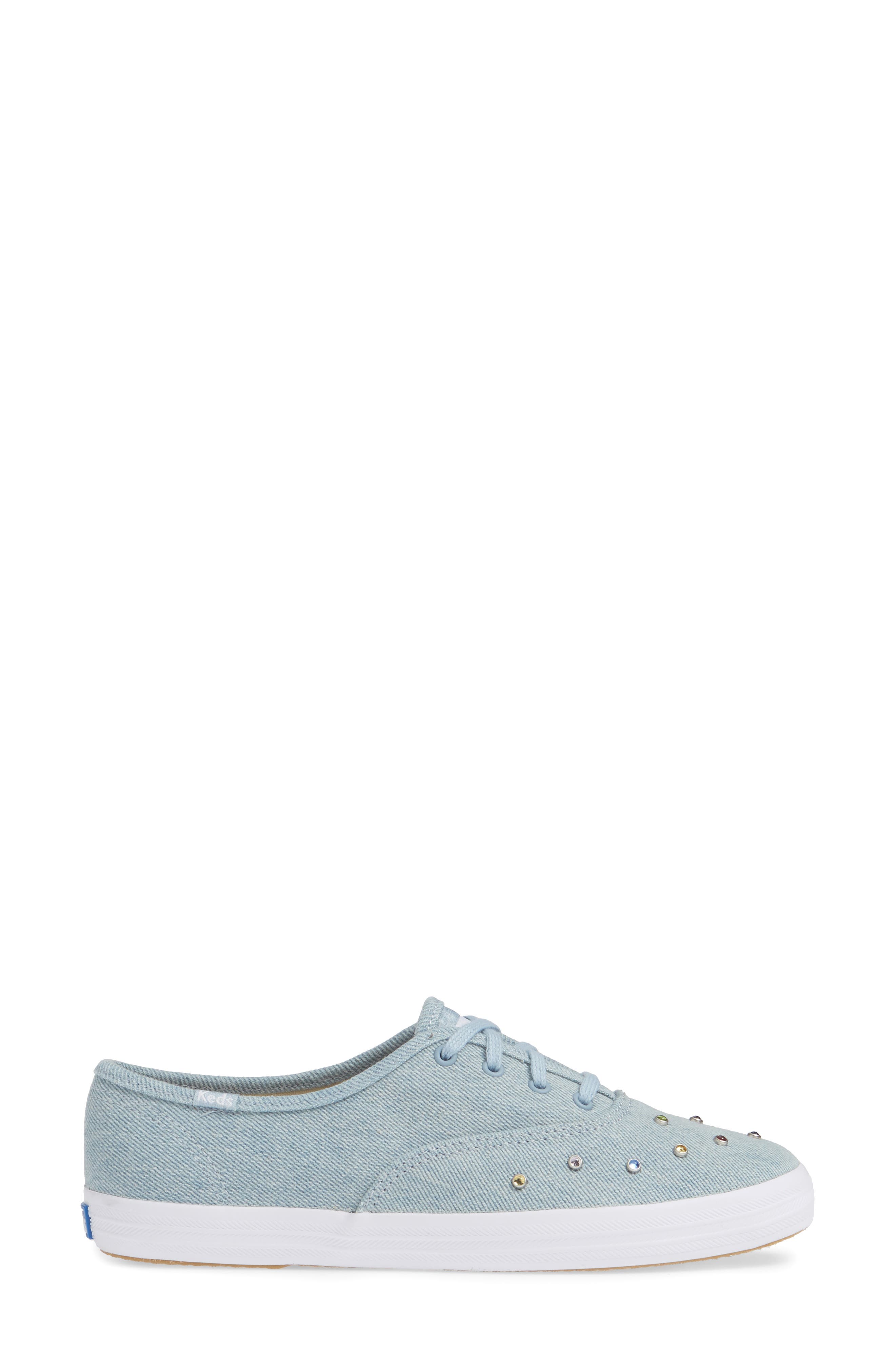 Champion Starlight Stud Sneaker, Alternate, color, LIGHT BLUE